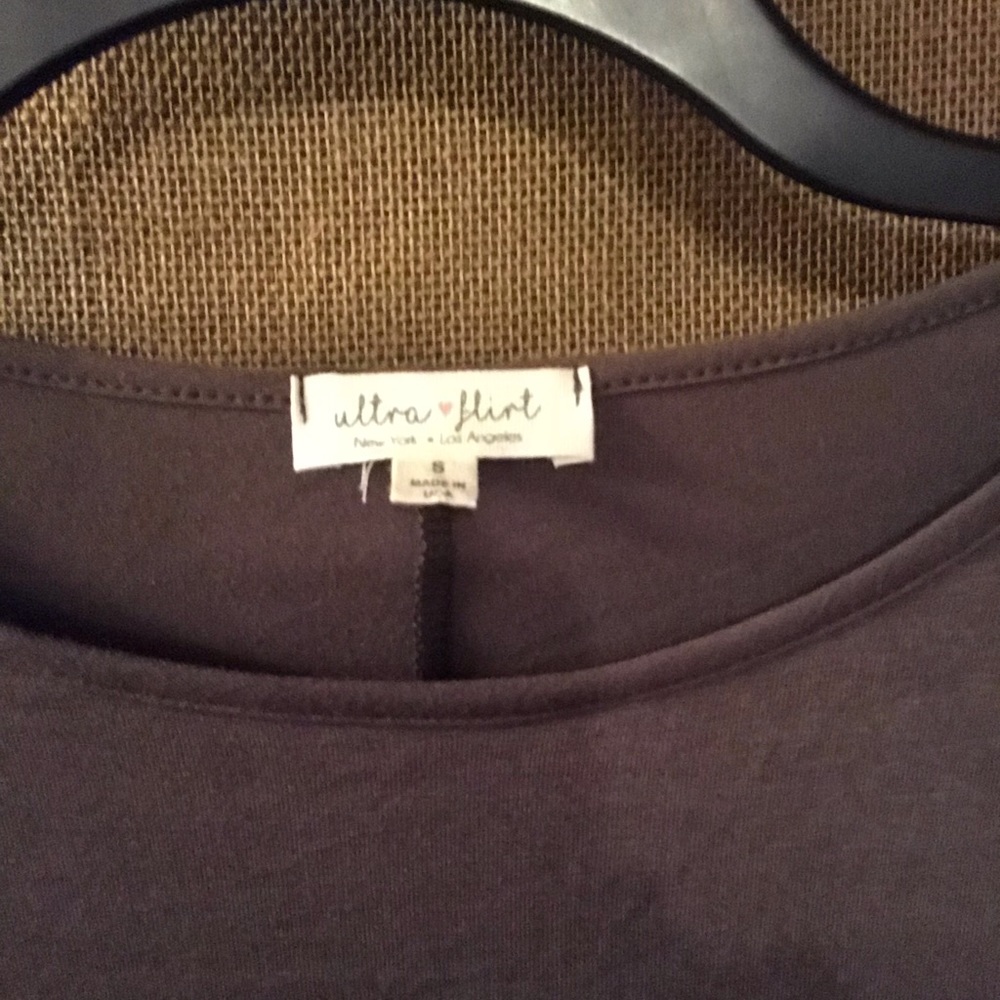 Ultra Flirt Ruffle Sleeve Top - Picture 2 of 3